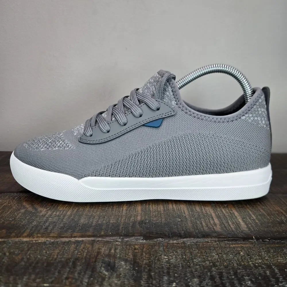 Vessi Weekend 1.5 Sneaker Womens Size 9 Waterproof Shoes Concrete Gray White